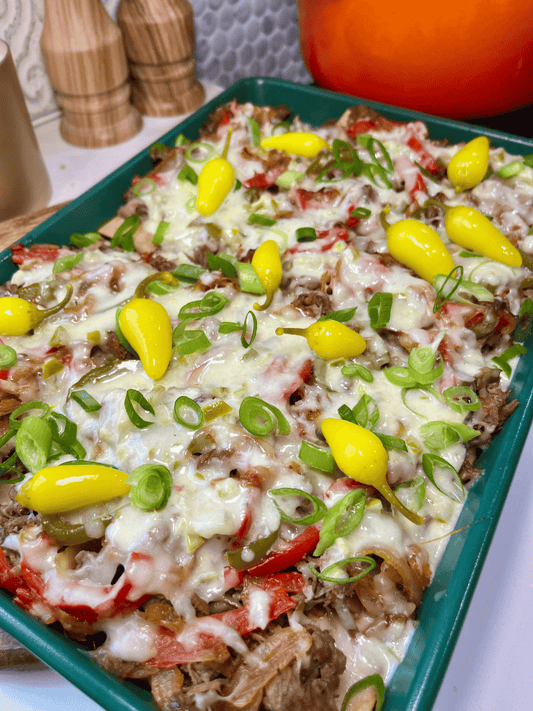 Philly Cheesesteak Nachos
