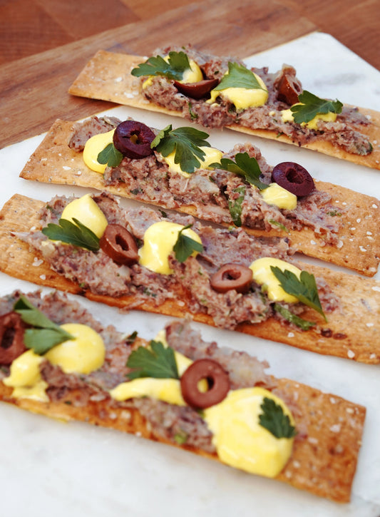 Artichoke Tapenade with Lemon Aioli
