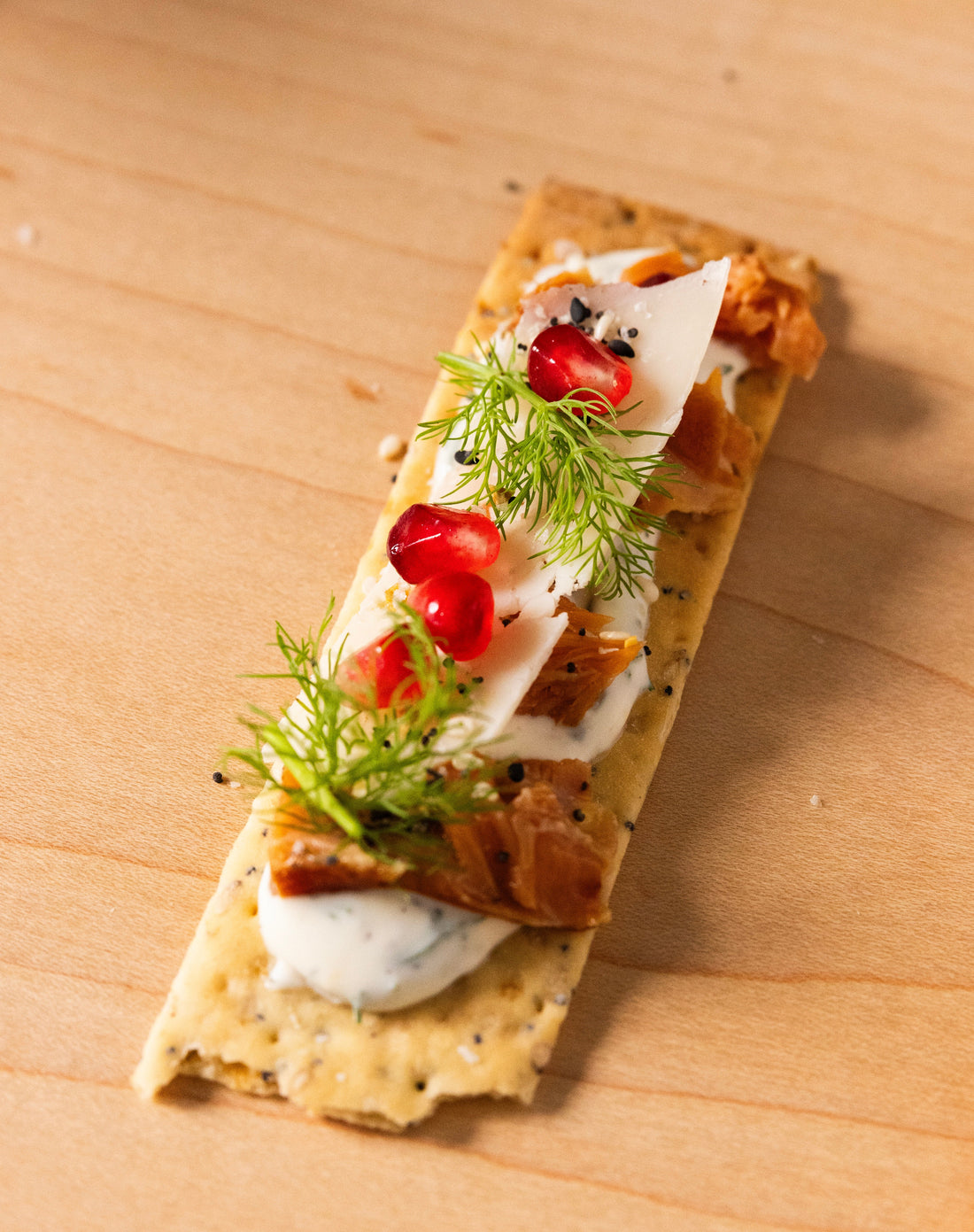 Smoked Salmon with Fennel & Pomegranate