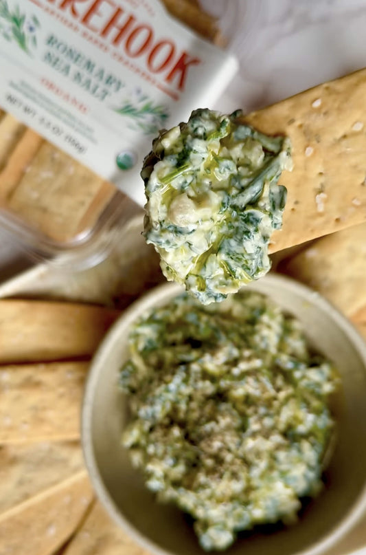 Spinach Artichoke Greek Yogurt Dip