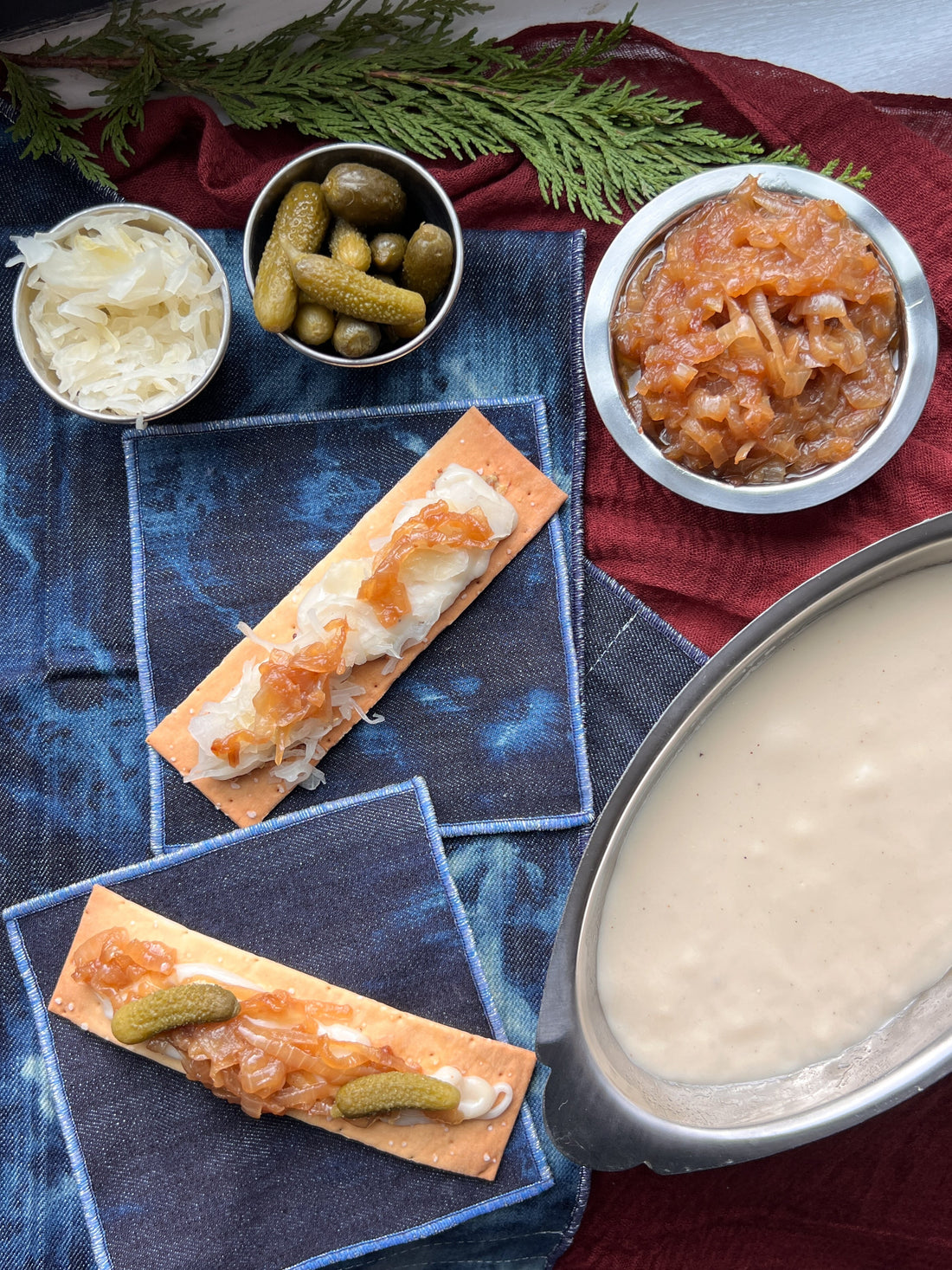 Cheese Fondue with Caramelized Onions