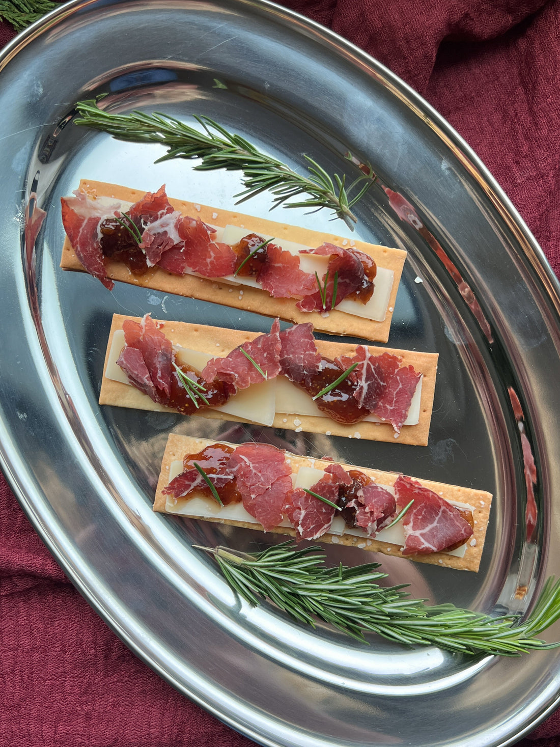 Gruyere and Bresaola Bites