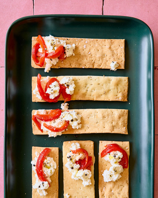 Whipped Ricotta with Roasted Pepper