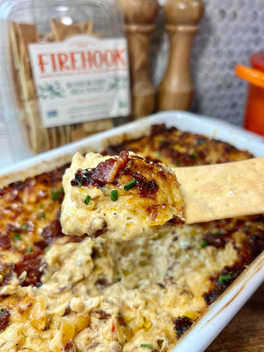 Hot Honey Bacon and Leek Dip