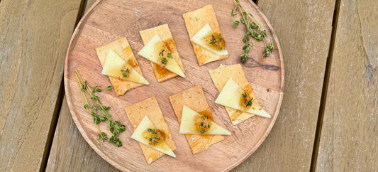 Manchego Hot Honey with Fig