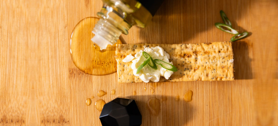 Goat Cheese and Scallion with Truffle