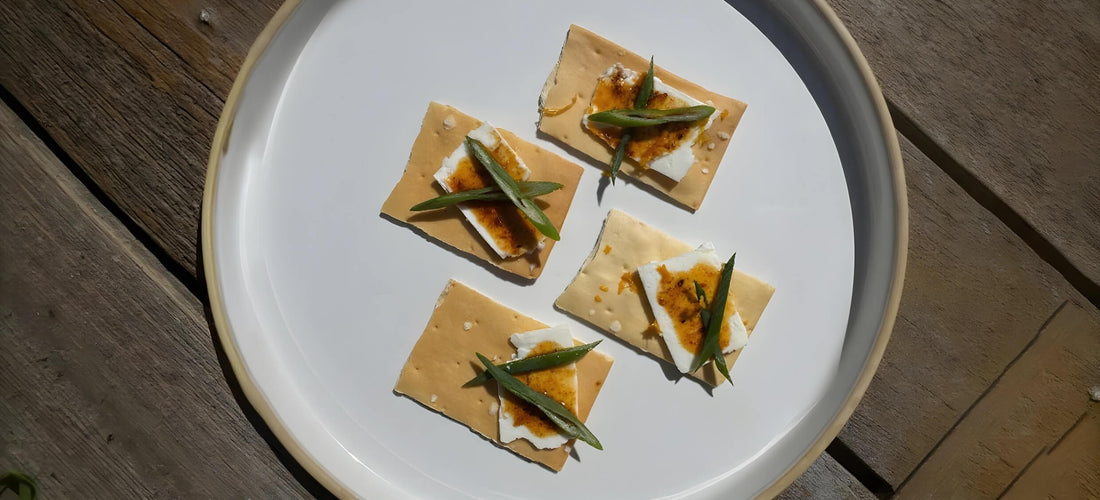 Chili Crisp and Feta with Scallions