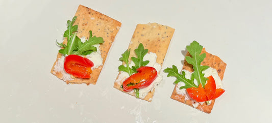 Goat Cheese and Cherry Pepper with Arugula