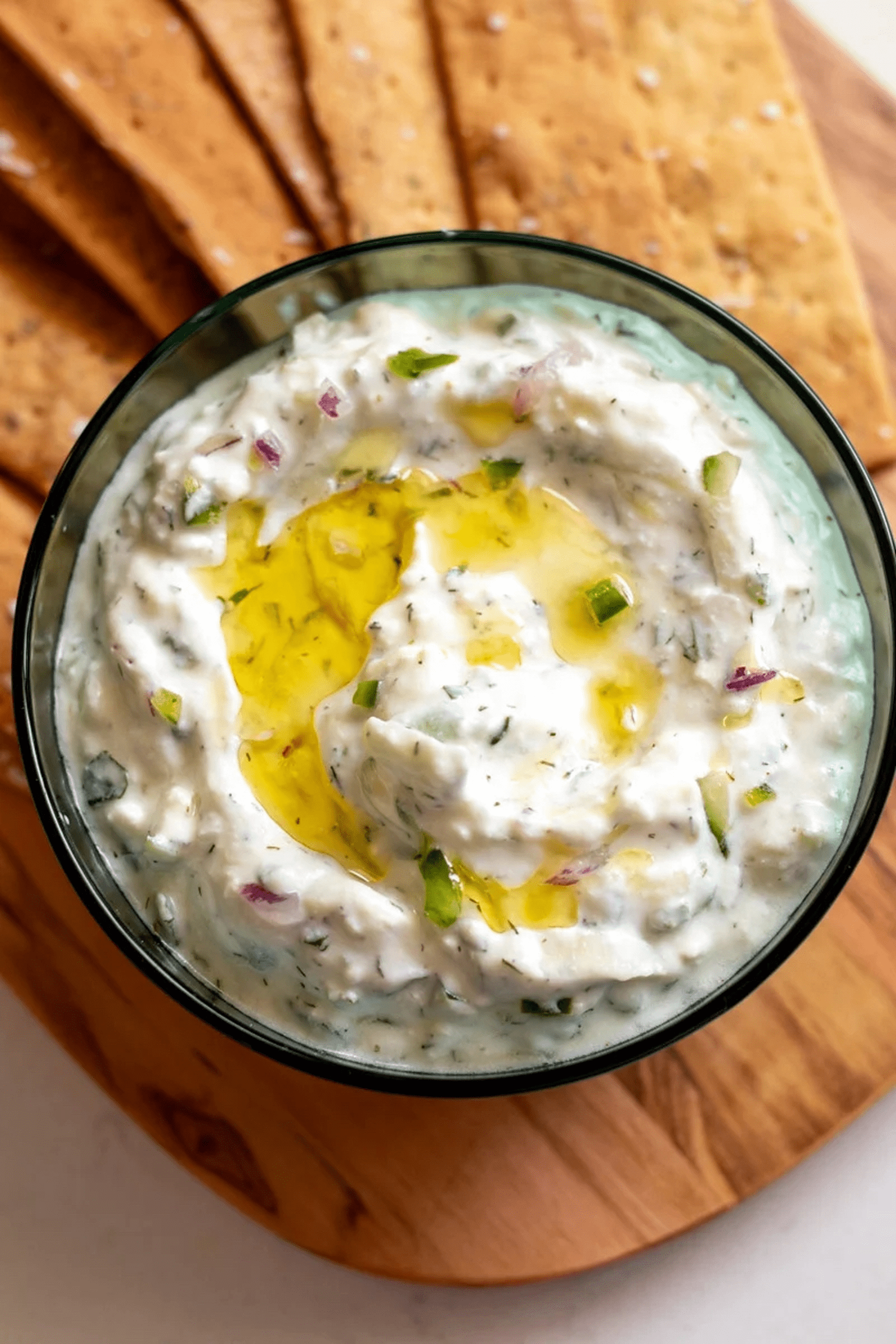 Jalapeno Tzatziki Dip with Feta – Firehook