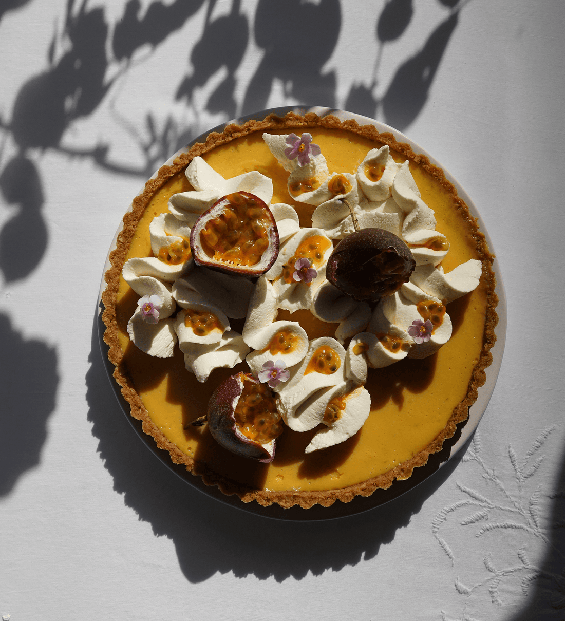 Passion Fruit and Lime Tart