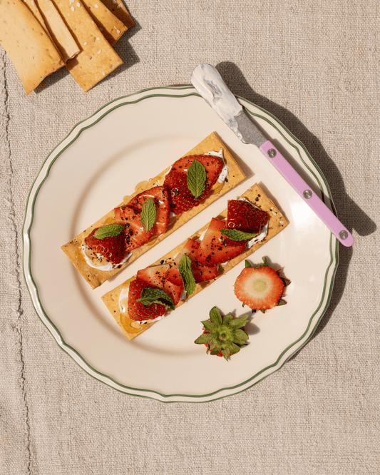 Strawberry and Goat Cheese with Sumac
